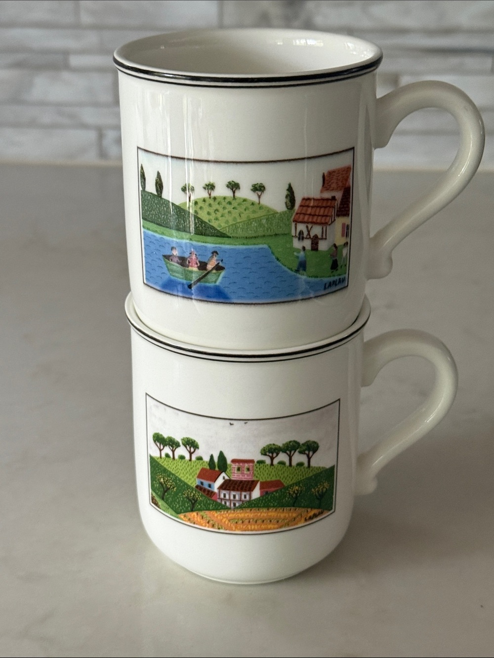 Villeroy & Boch Naif Design Coffee Mugs